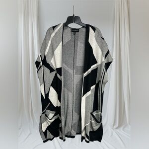 Lane Bryant Monochrome Knit Cardigan